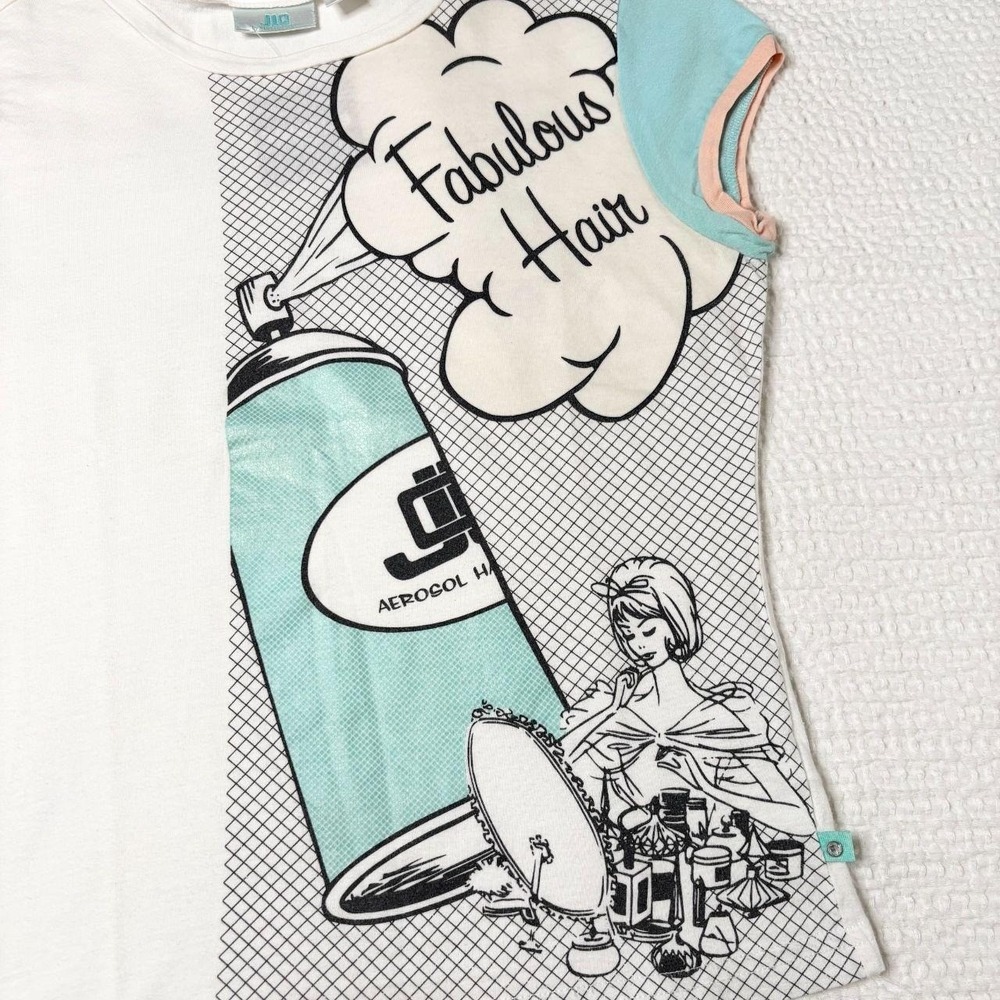 JLO "fabulous hair" graphic baby tee - Picture 2 of 5